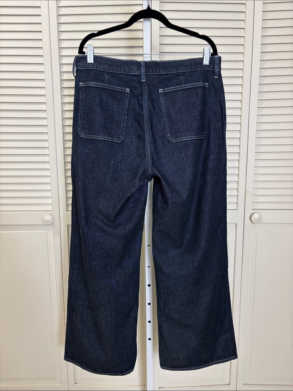 J. Crew Camp-Pocket Wide-Leg Indigo Wash Jean Size 29 - Picture 9 of 14